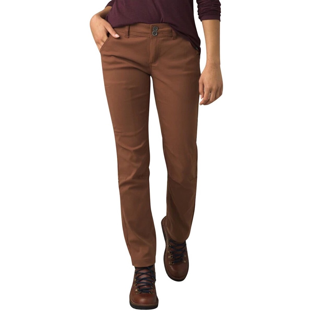PrAna Halle Brown Pants Sz 10 short inseam